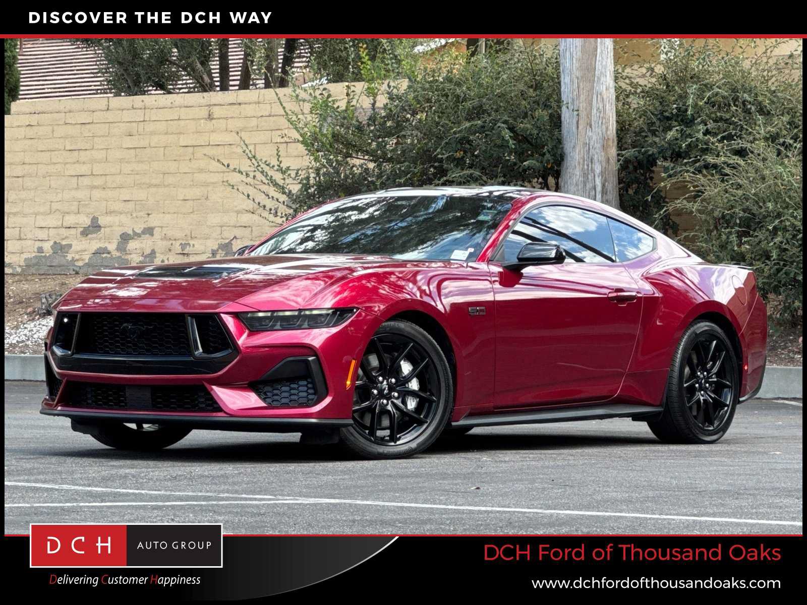 Certified 2025 Ford Mustang GT w/ Mustang Nite Pony Package RWD image 1