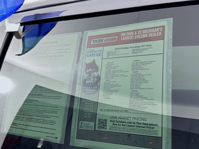 Used 2024 Dodge Durango GT AWD/4WD image 15