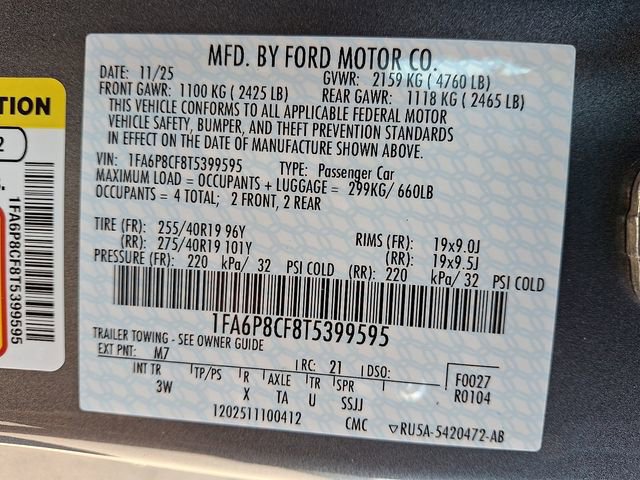 Certified 2026 Ford Mustang GT Premium w/ GT Performance Package image 27