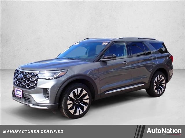 Certified 2025 Ford Explorer Platinum w/ LUX Leather Package