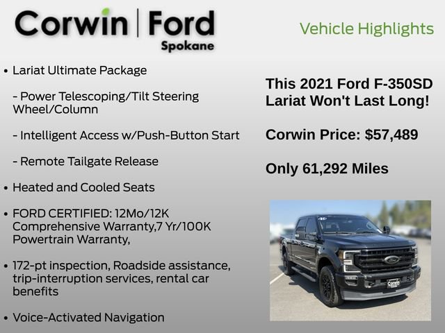 Certified 2021 Ford F350 Lariat AWD/4WD image 25
