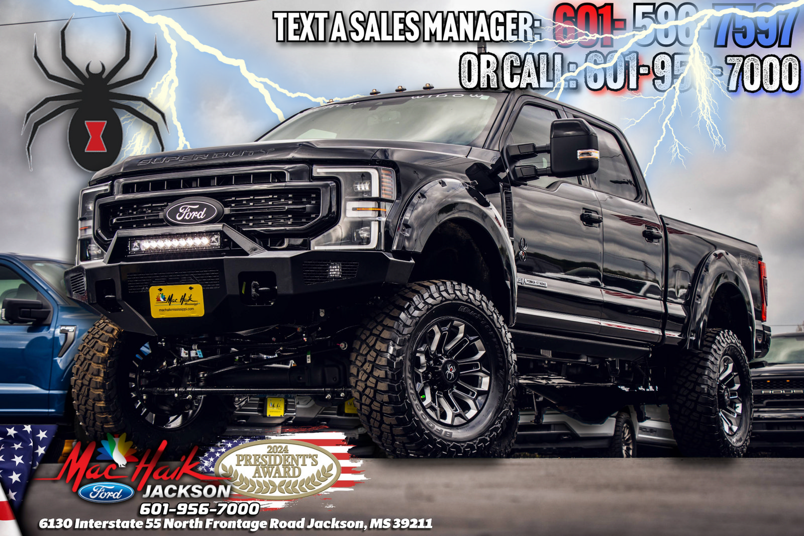 Certified 2022 Ford F250 Lariat w/ Black Appearance Package AWD/4WD image 1