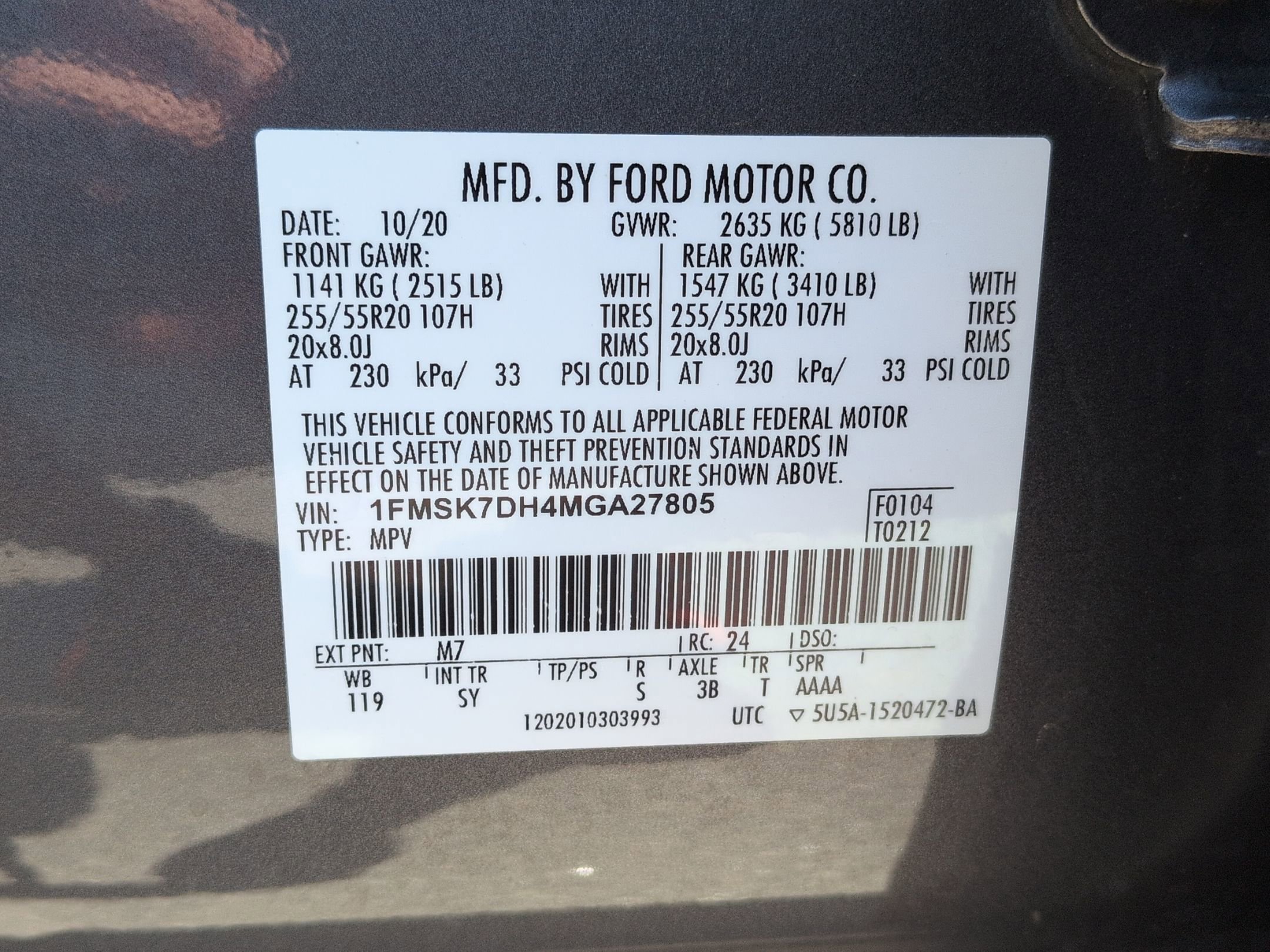 Certified 2021 Ford Explorer XLT w/ Equipment Group 202A RWD image 39
