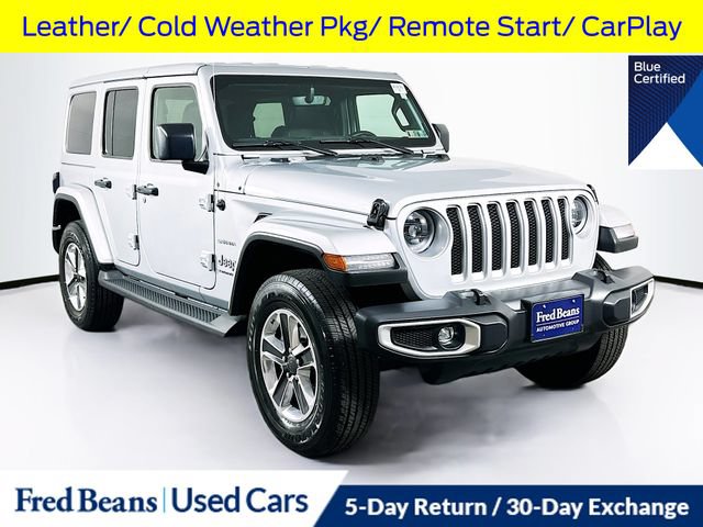 Used 2023 Jeep Wrangler Unlimited Sahara w/ LED Lighting Group AWD/4WD video 1