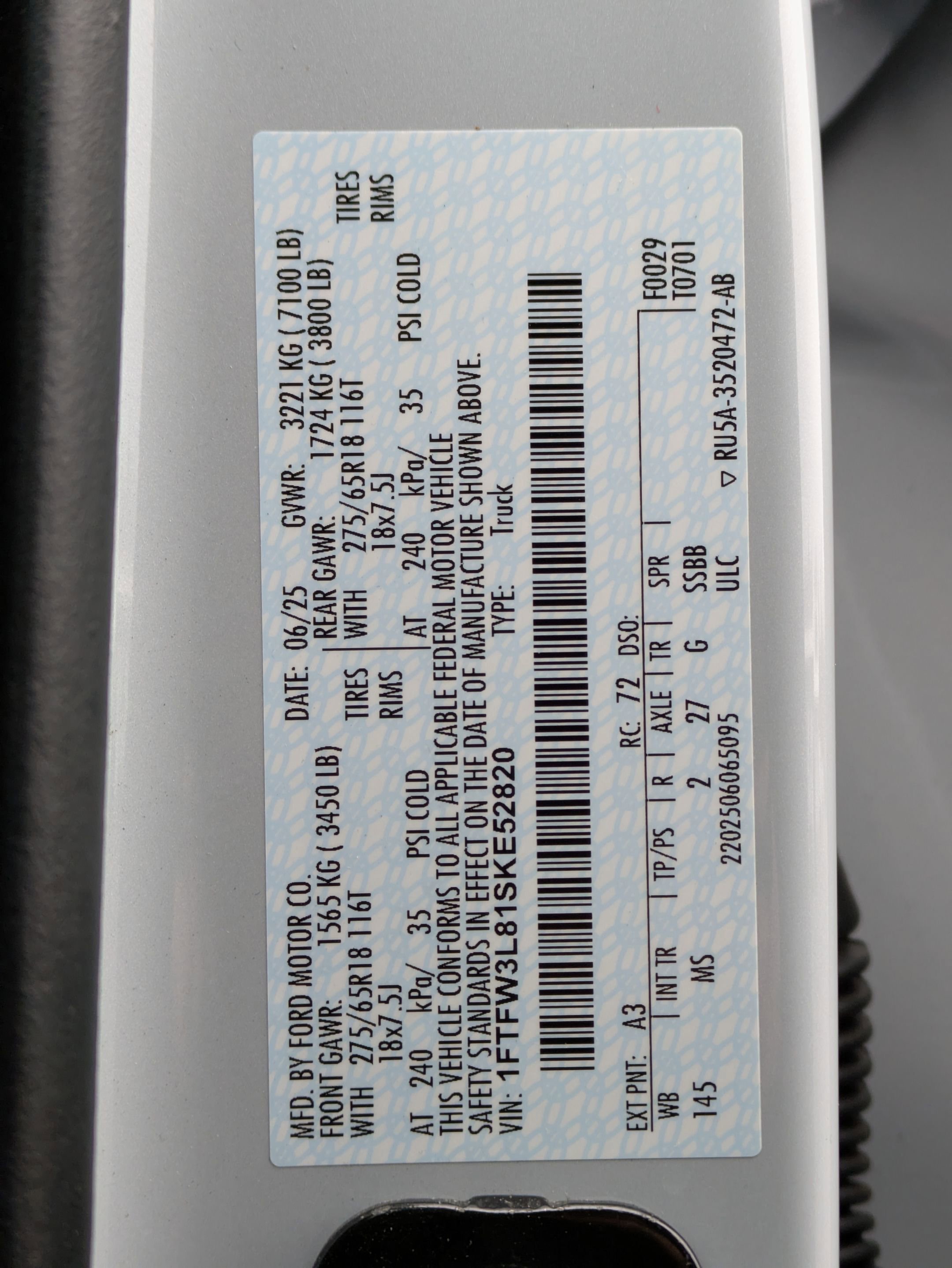 Certified 2025 Ford F150 XLT w/ Equipment Group 301A Standard image 23