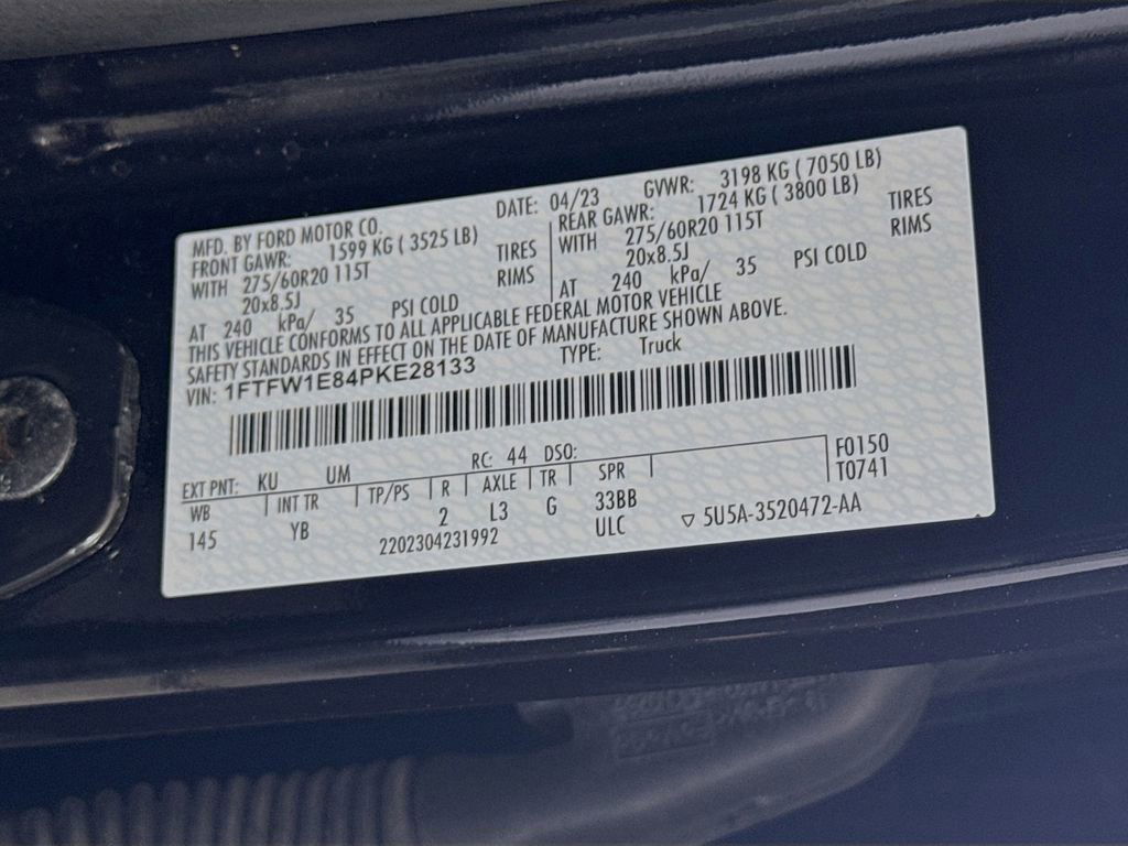 Certified 2023 Ford F150 XLT w/ Equipment Group 302A High image 32