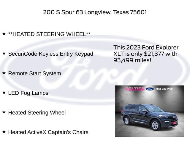 Certified 2023 Ford Explorer XLT w/ Equipment Group 202A RWD image 17