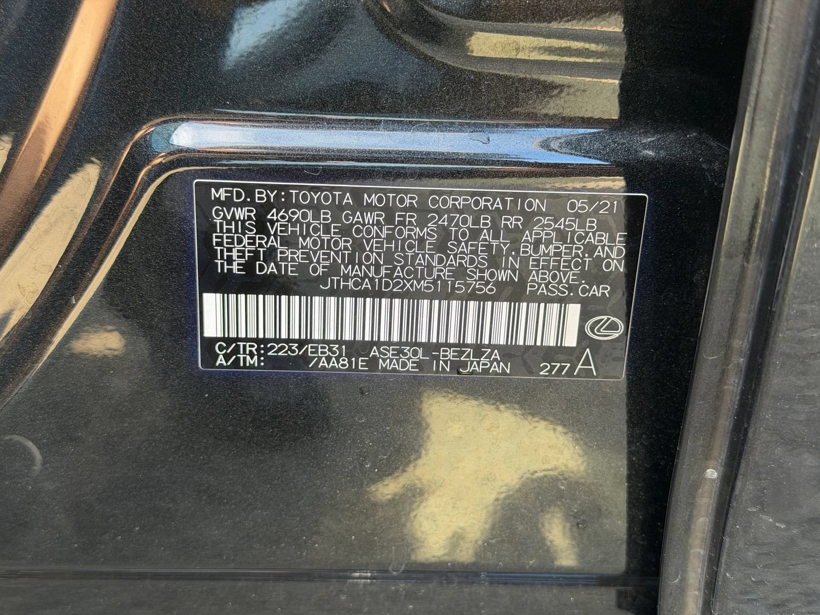 Used 2021 Lexus IS 300 w/ Comfort Package RWD image 33