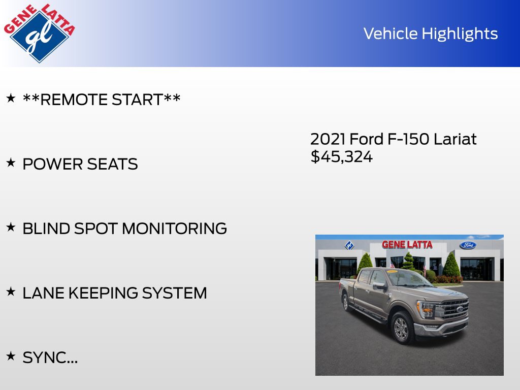 Certified 2021 Ford F150 Lariat AWD/4WD image 35