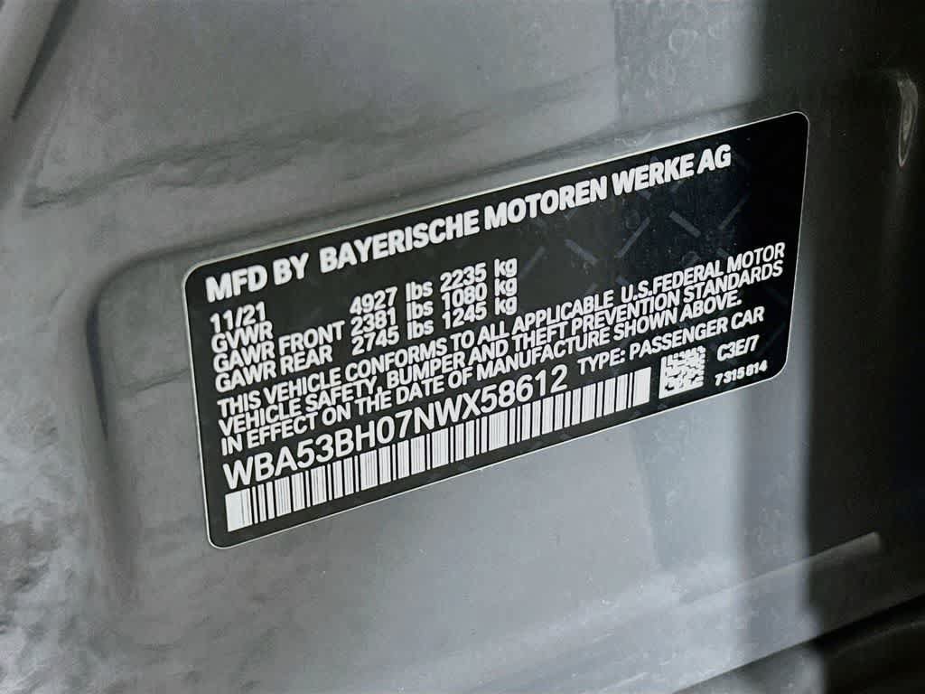 Used 2022 BMW 530i w/ Premium Package RWD image 22