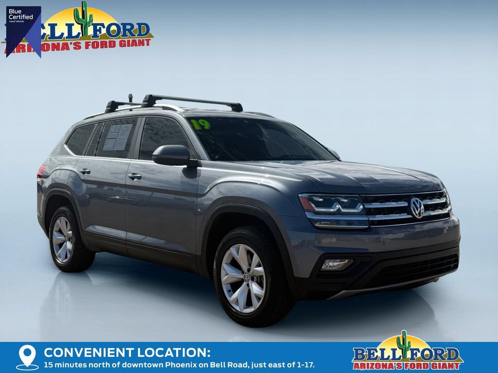 Used 2019 Volkswagen Atlas SE w/ Towing Package FWD image 4