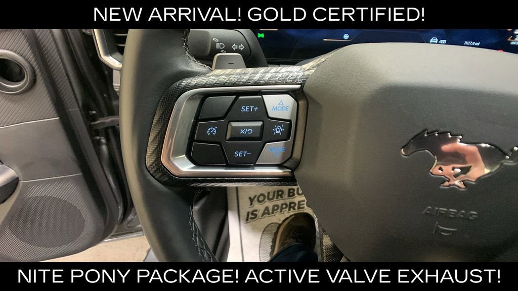 Certified 2025 Ford Mustang GT Premium w/ Mustang Nite Pony Package RWD image 26