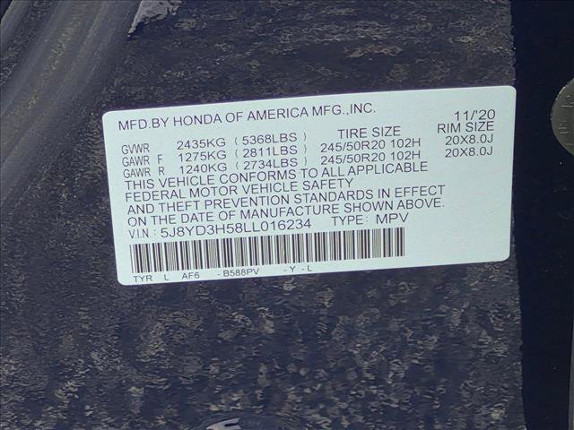 Used 2020 Acura MDX w/ Technology Package FWD image 24