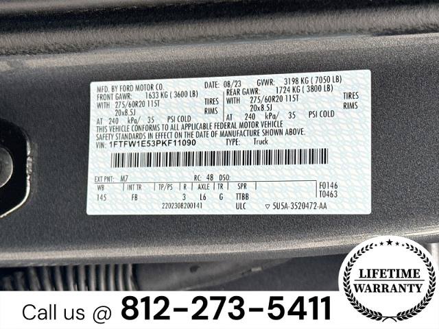 Certified 2023 Ford F150 XLT w/ Equipment Group 302A High AWD/4WD image 34