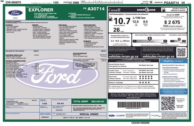 Certified 2023 Ford Explorer XLT w/ XLT Sport Appearance Package AWD/4WD image 9