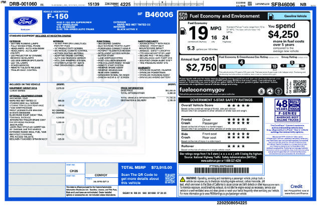Certified 2025 Ford F150 Lariat w/ Equipment Group 501A Mid AWD/4WD image 2