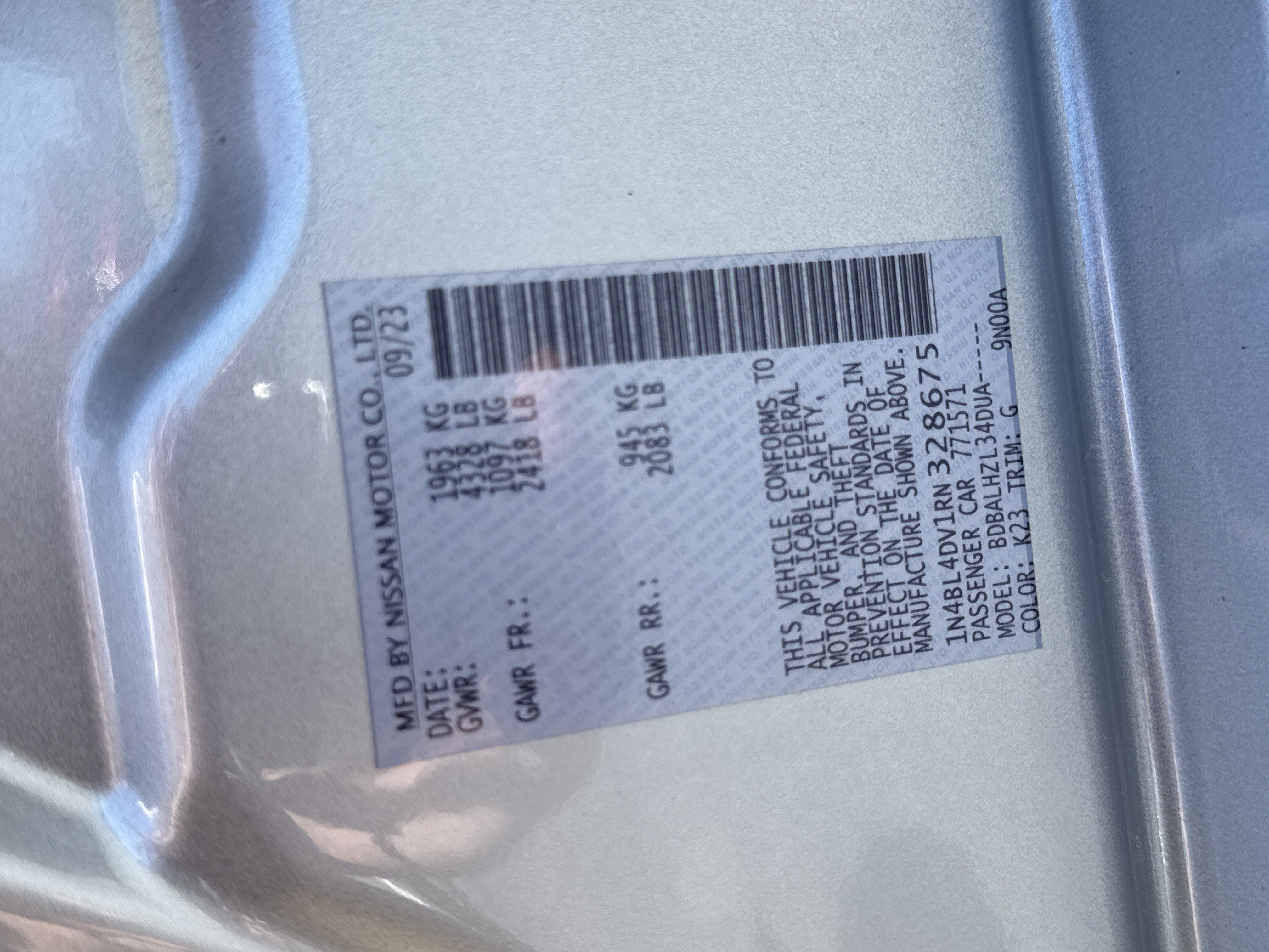 Used 2024 Nissan Altima 2.5 SV FWD image 35