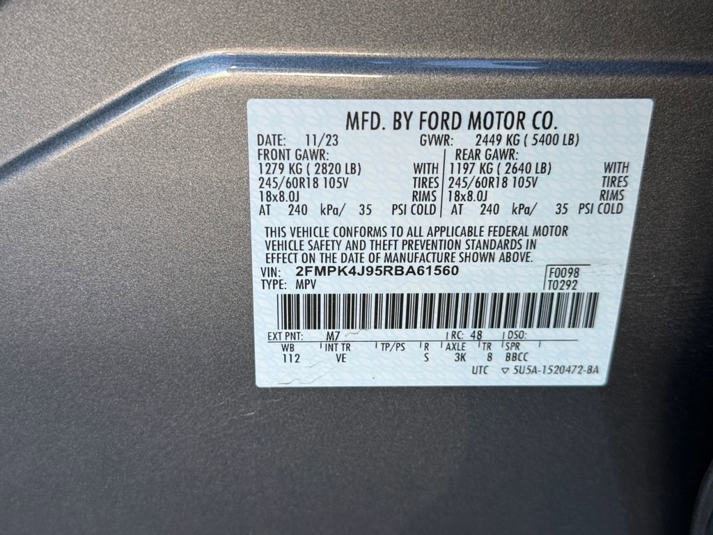 Certified 2024 Ford Edge SEL w/ Convenience Package image 25