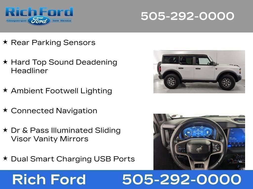 Certified 2025 Ford Bronco Badlands AWD/4WD image 86