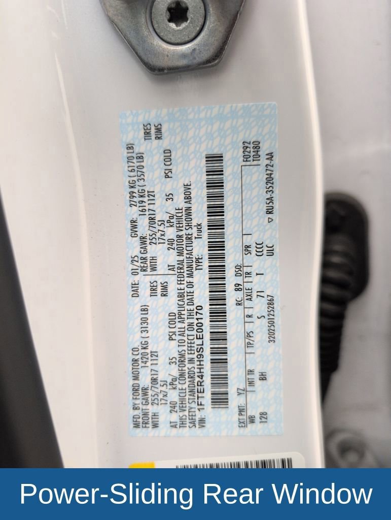 Certified 2025 Ford Ranger XLT w/ Equipment Group 301A High image 47