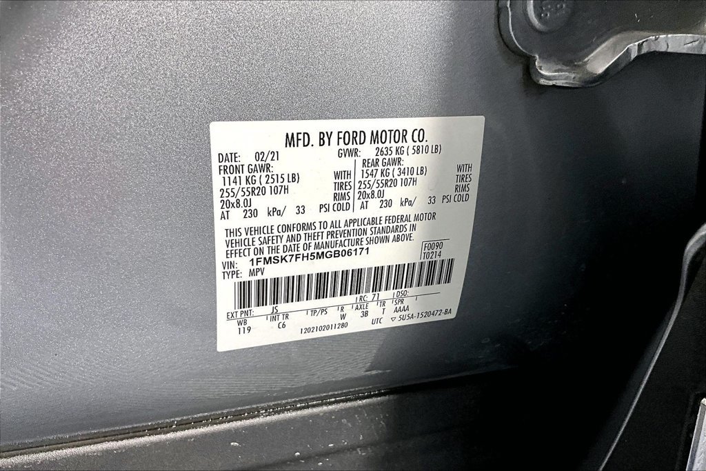 Certified 2021 Ford Explorer Limited RWD image 32