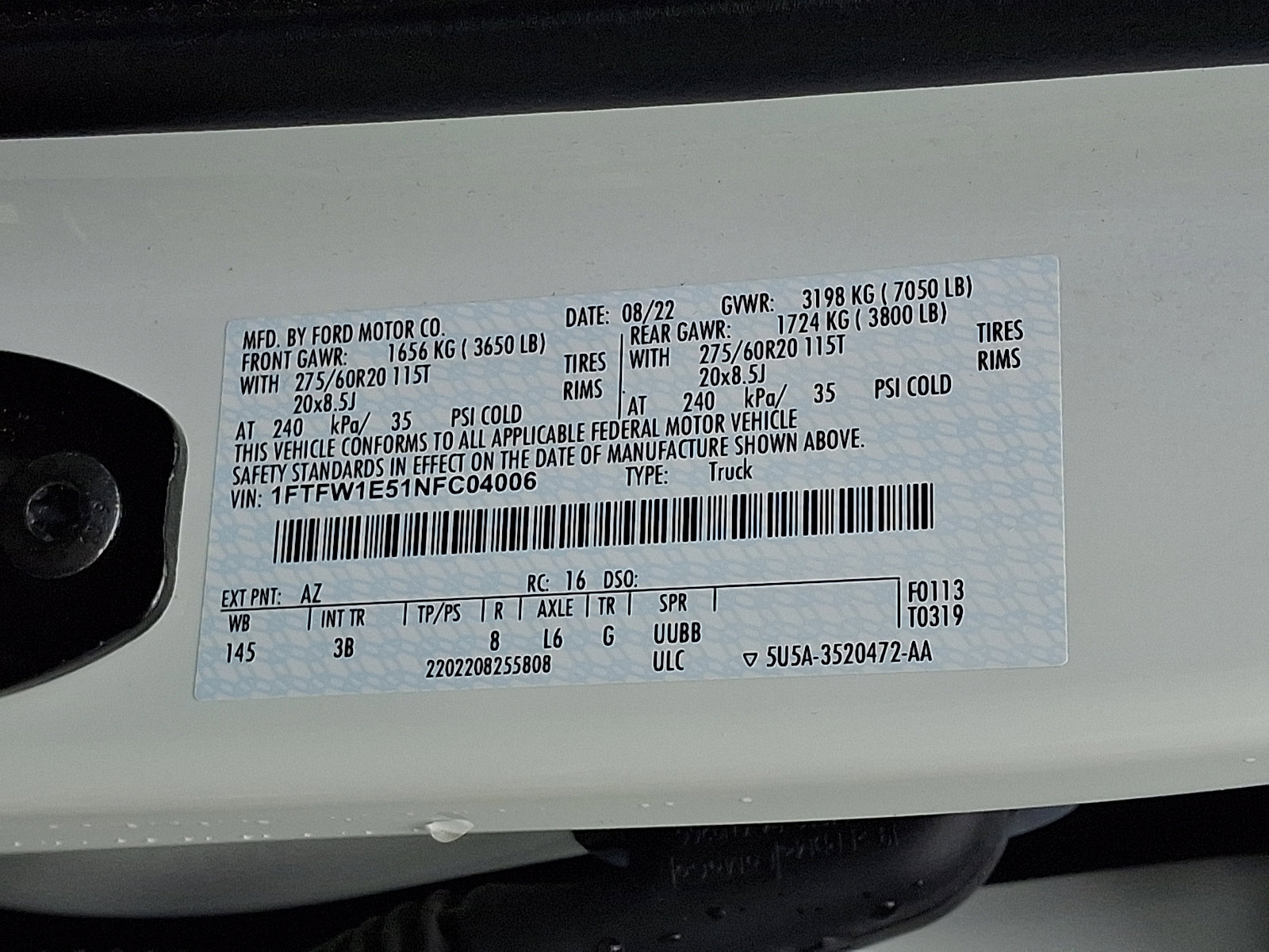 Certified 2022 Ford F150 Platinum w/ Equipment Group 701A High AWD/4WD image 27