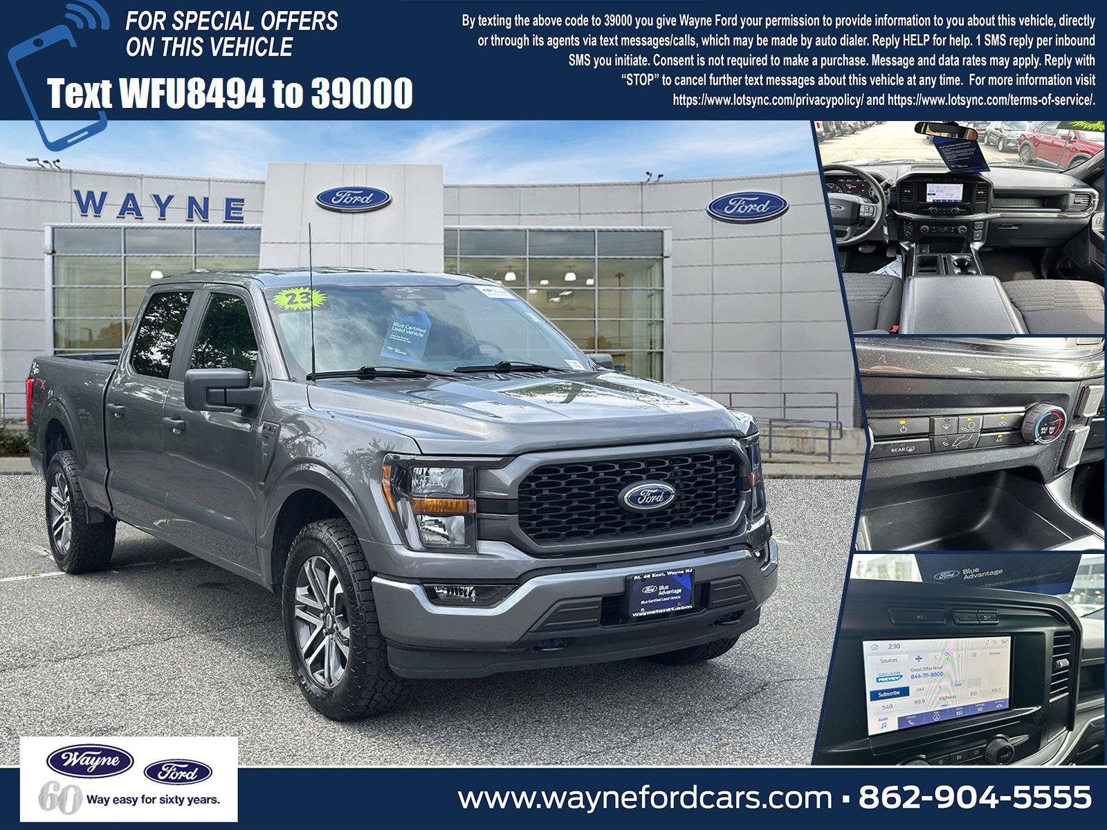 Certified 2023 Ford F150 XL w/ STX Appearance Package AWD/4WD image 1