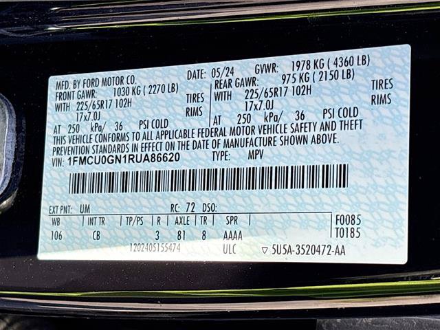 Certified 2024 Ford Escape Active FWD image 32