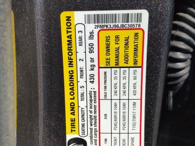 Certified 2018 Ford Edge SEL w/ Equipment Group 201A FWD image 10