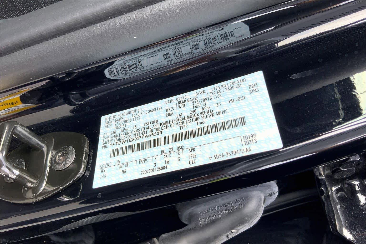 Certified 2023 Ford F150 Tremor w/ Equipment Group 402A High AWD/4WD image 33
