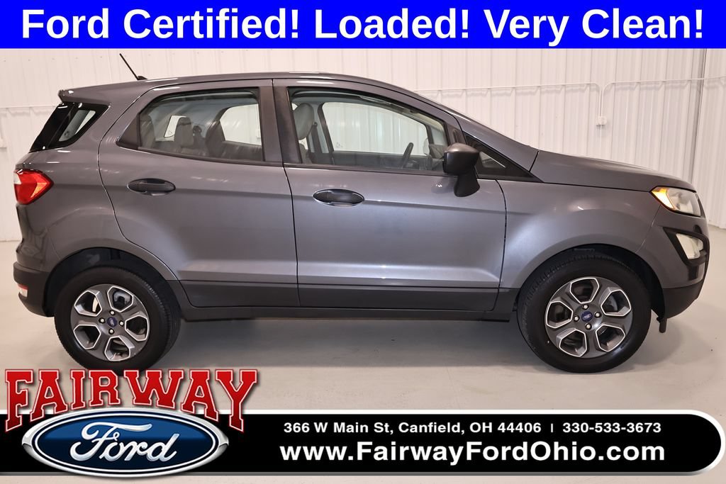 Certified 2020 Ford EcoSport S
