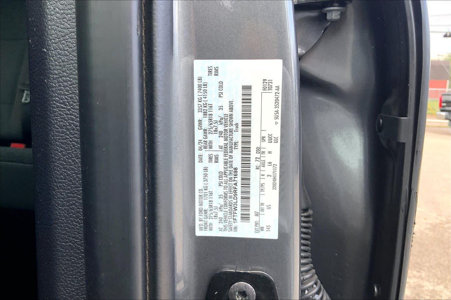 Certified 2024 Ford F150 XLT w/ Mobile Office Package AWD/4WD image 54