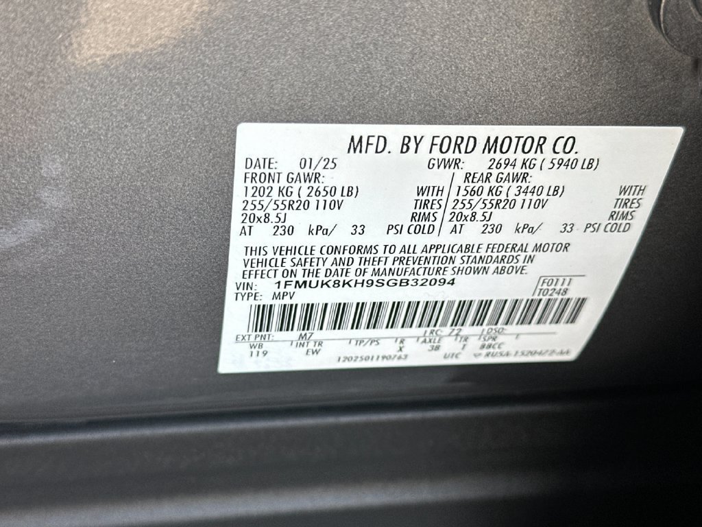 Certified 2025 Ford Explorer ST-Line AWD/4WD image 27
