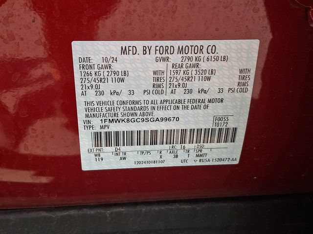Certified 2025 Ford Explorer ST AWD/4WD image 26