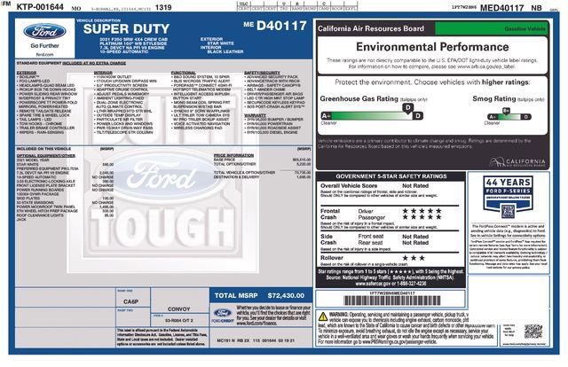 Certified 2021 Ford F250 Platinum image 46