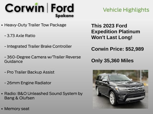 Certified 2023 Ford Expedition Platinum AWD/4WD image 7