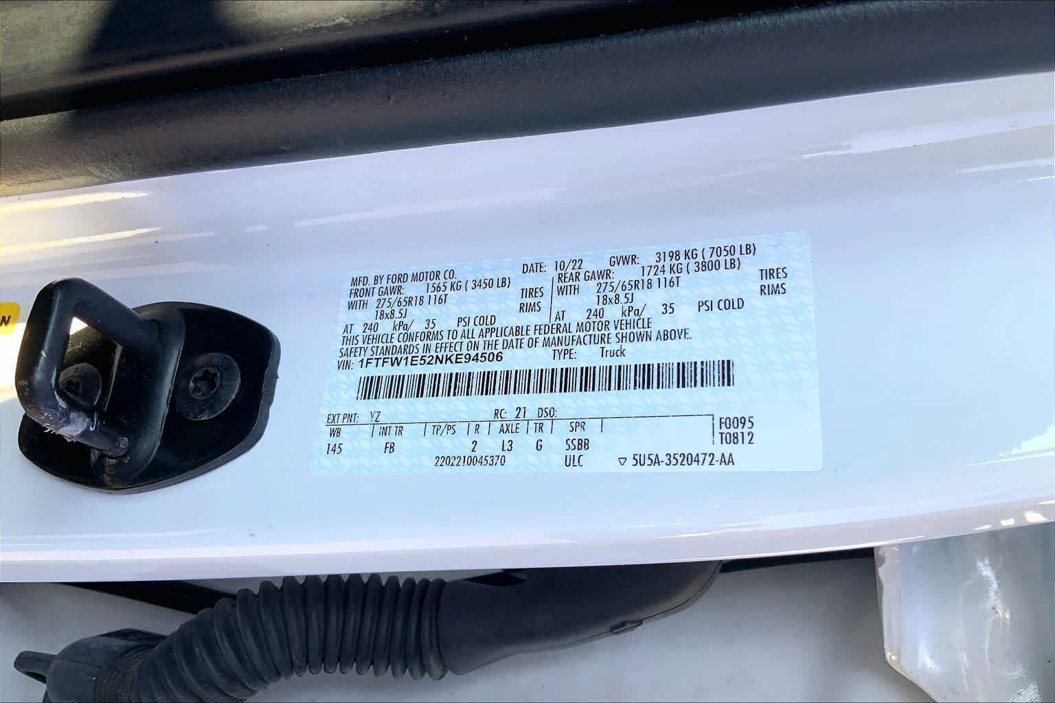 Certified 2022 Ford F150 XLT w/ Equipment Group 302A High AWD/4WD image 29