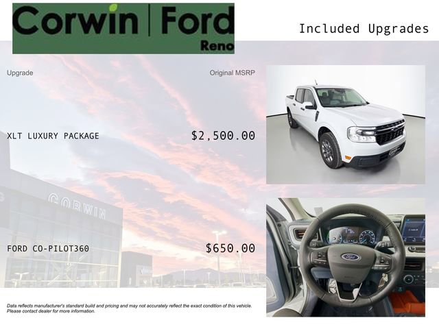 Certified 2022 Ford Maverick XLT w/ XLT Luxury Package image 3