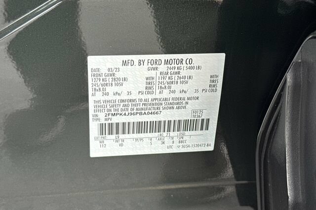 Certified 2023 Ford Edge SEL w/ Convenience Package AWD/4WD image 28