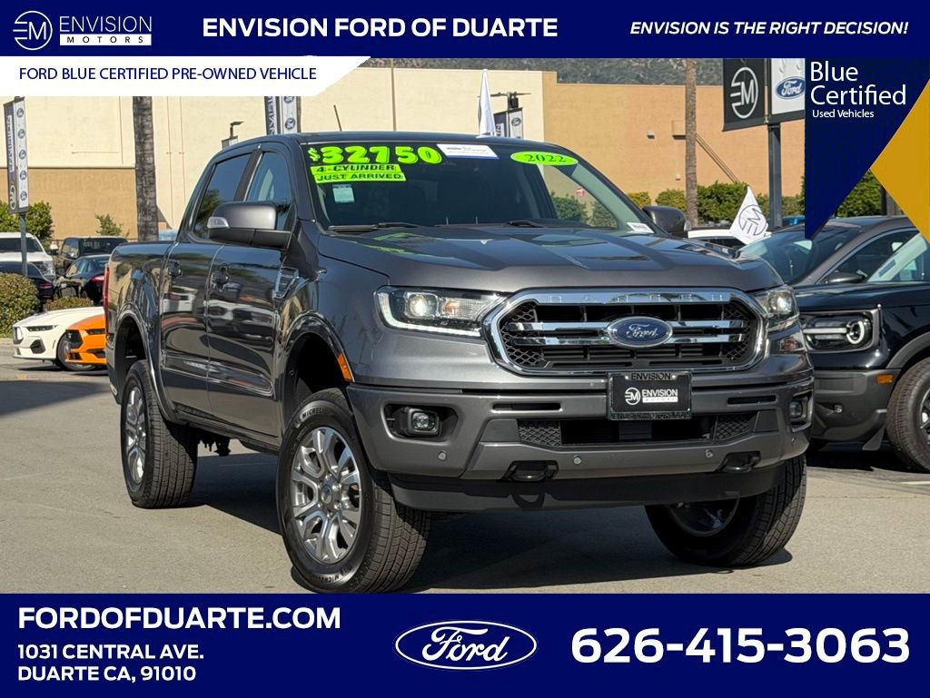 Certified 2022 Ford Ranger Lariat w/ Equipment Group 501A High