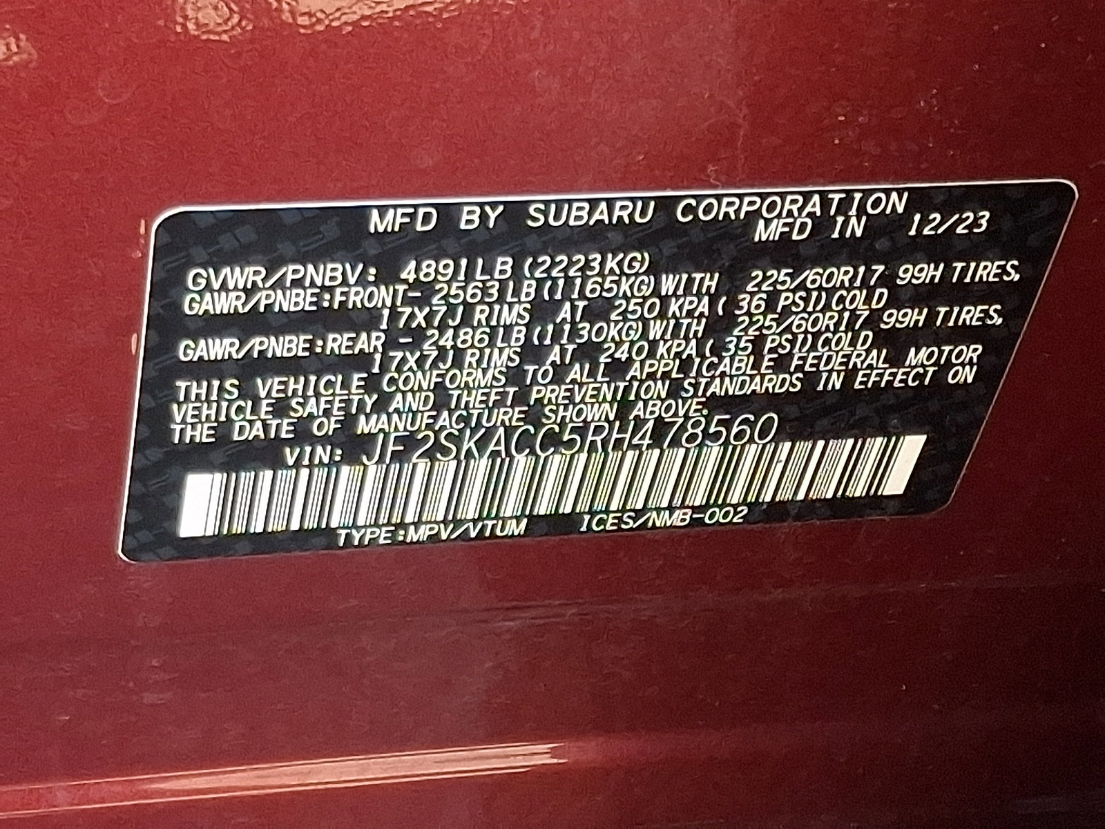 Used 2024 Subaru Forester Premium AWD/4WD image 27