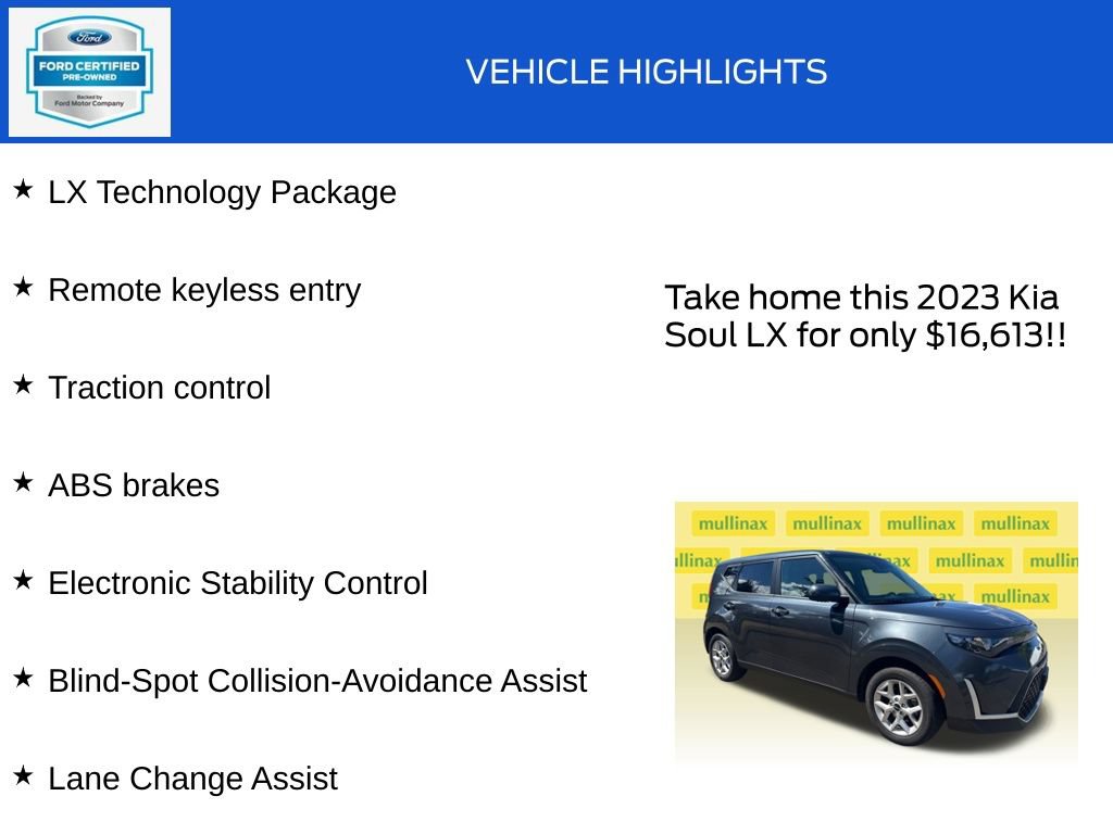 Used 2023 Kia Soul LX w/ LX Technology Package FWD image 18