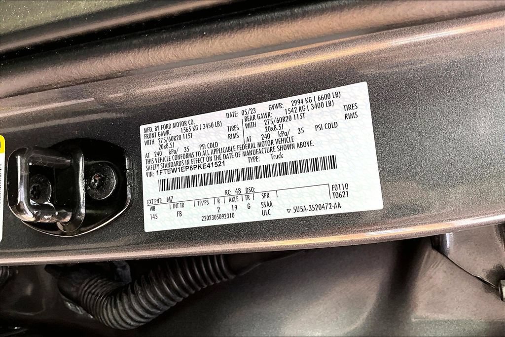 Certified 2023 Ford F150 XLT w/ Equipment Group 302A High AWD/4WD image 32