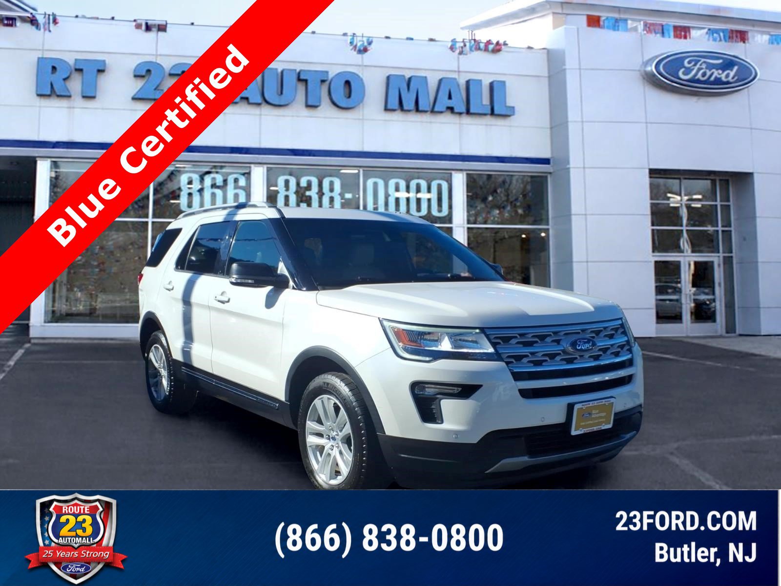 Certified 2019 Ford Explorer XLT w/ Equipment Group 202A AWD/4WD image 1