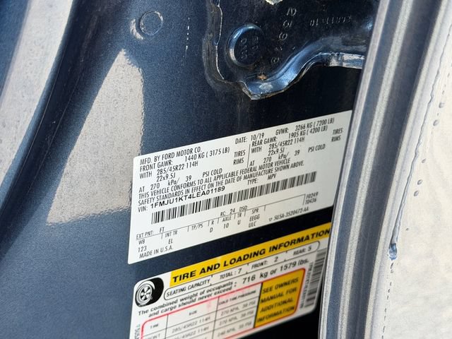Certified 2020 Ford Expedition Limited w/ Equipment Group 302A RWD image 20