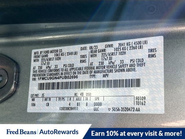 Certified 2023 Ford Escape Active w/ Tech Pack #2 image 36