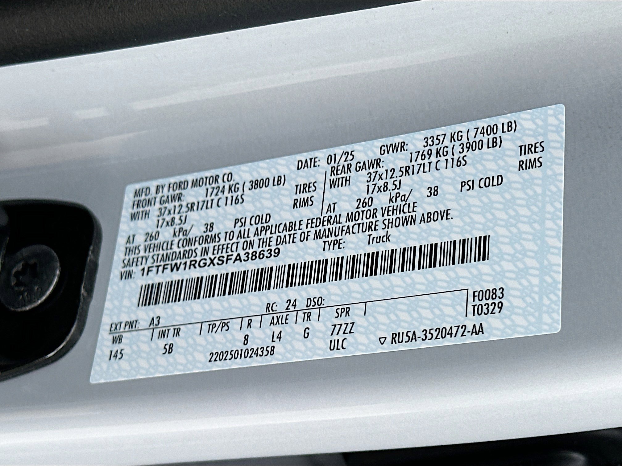 Certified 2025 Ford F150 Raptor AWD/4WD image 32