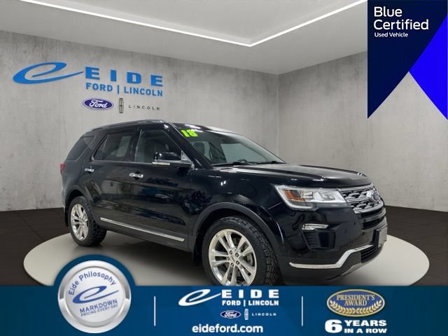 Certified 2018 Ford Explorer Limited w/ Equipment Group 301A
