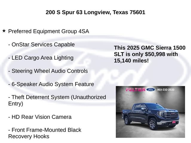 Used 2025 GMC Sierra 1500 SLT w/ SLT Premium Package AWD/4WD image 20