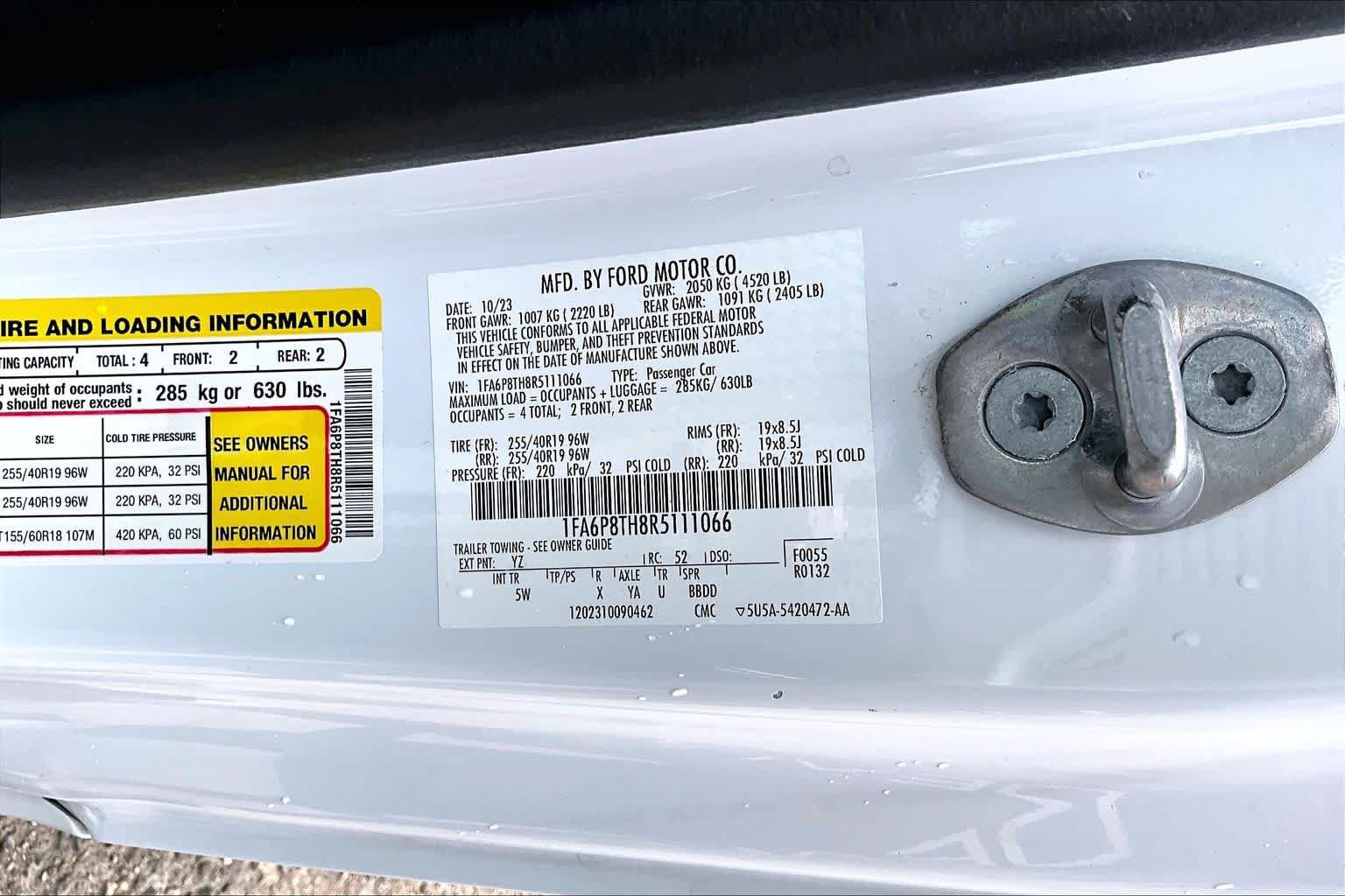 Certified 2024 Ford Mustang Premium RWD image 34